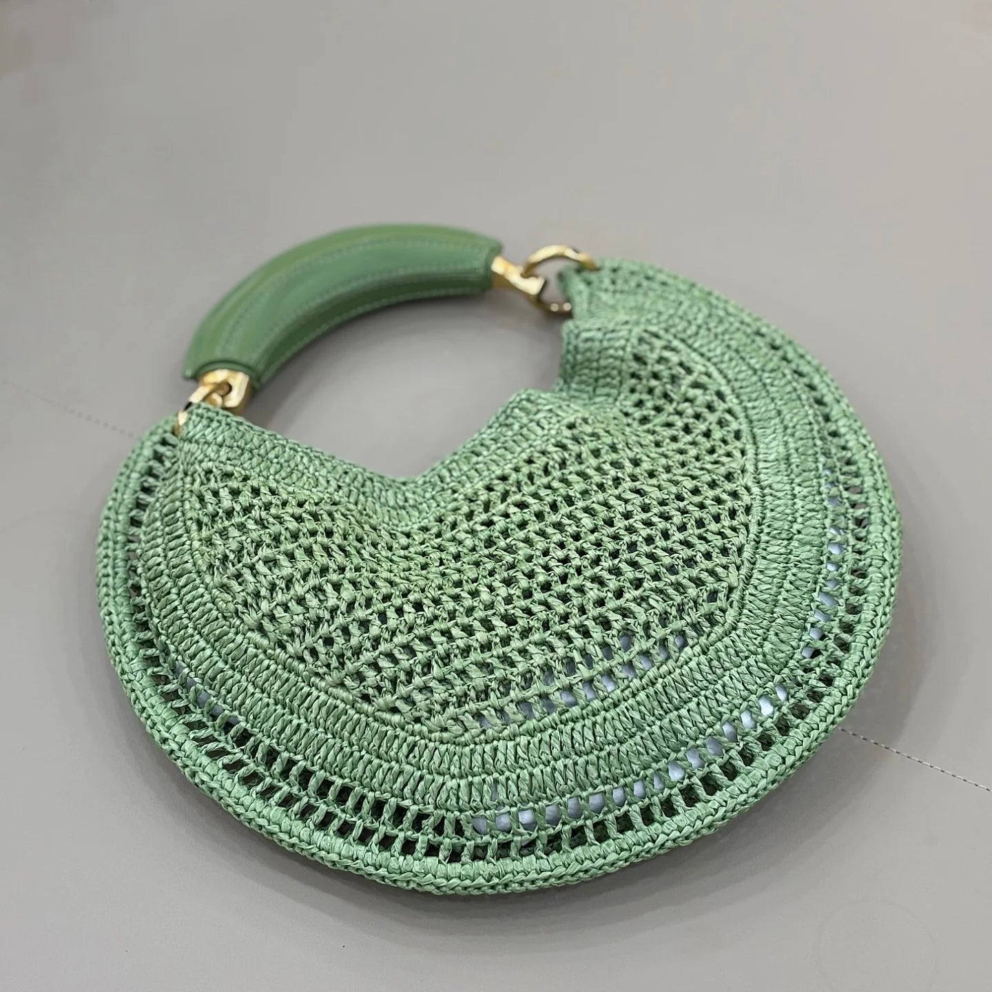 SOERA Bianca Crescent Woven Bag - Bag - Royal Blue