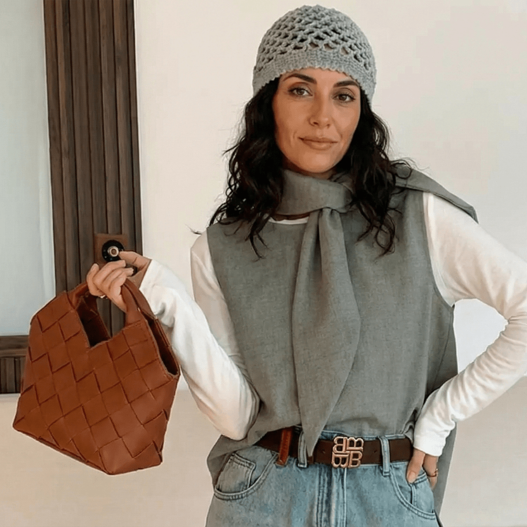 SOERA Lucy Woven Tote Bag - Bag - SOERA-013443-CAR-OS-50435 Brown