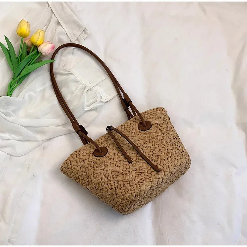 SOERA Margot Woven Summer Tote - Bag - Cream Large
