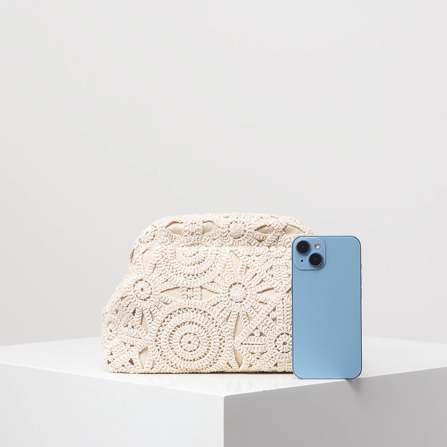 SOERA Sophia Floral Boho Clutch - Bag - Beige