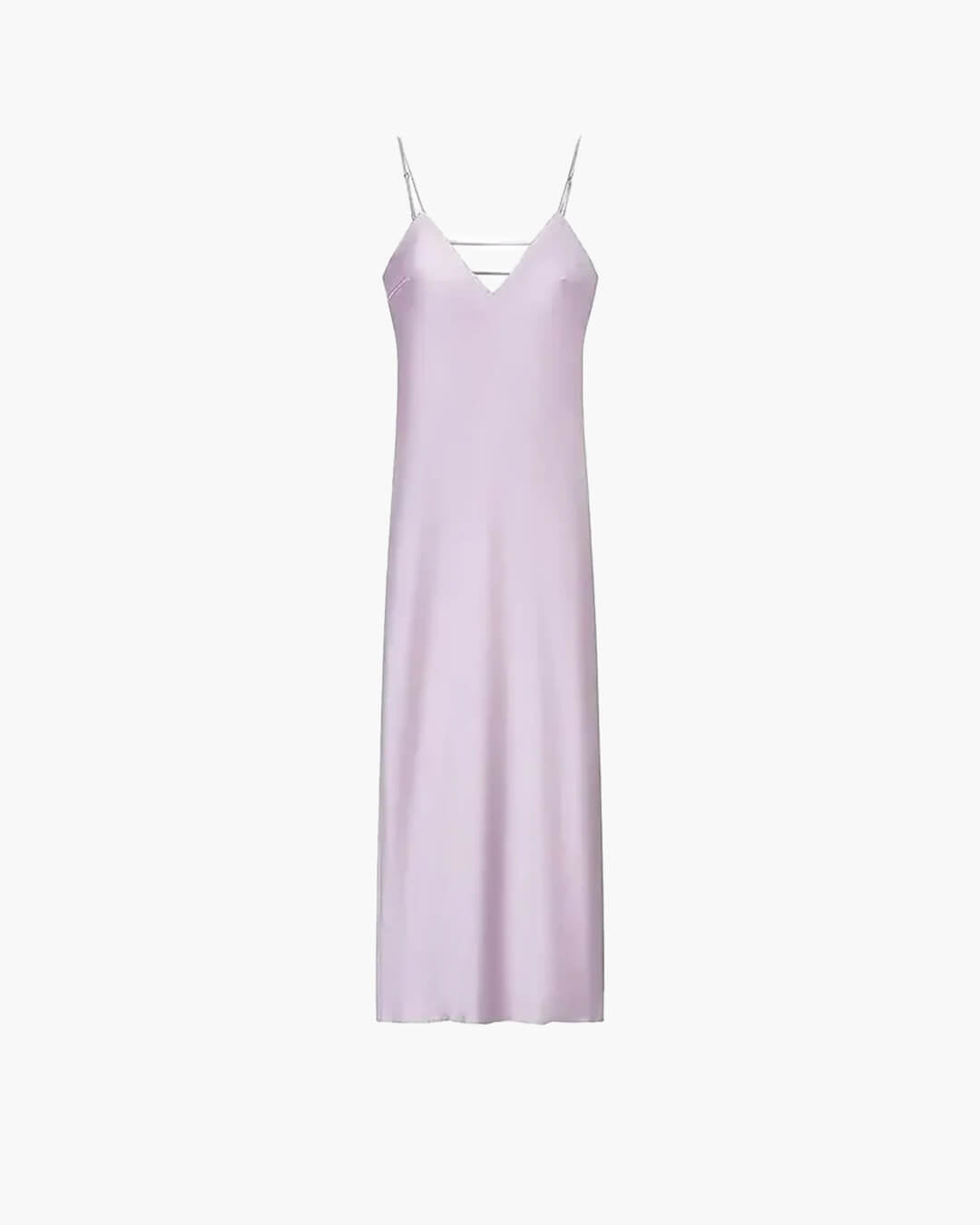SOERA Kirra Satin Backless Maxi Dress - Dress - Light Purple XS