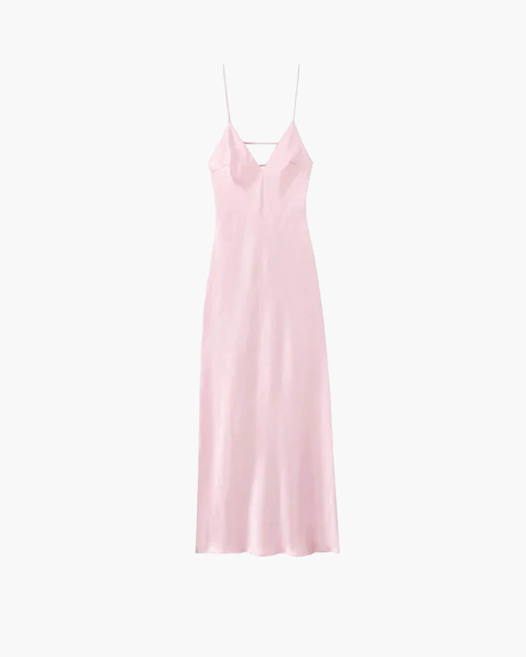 SOERA Kirra Satin Backless Maxi Dress - Dress - Pink XS