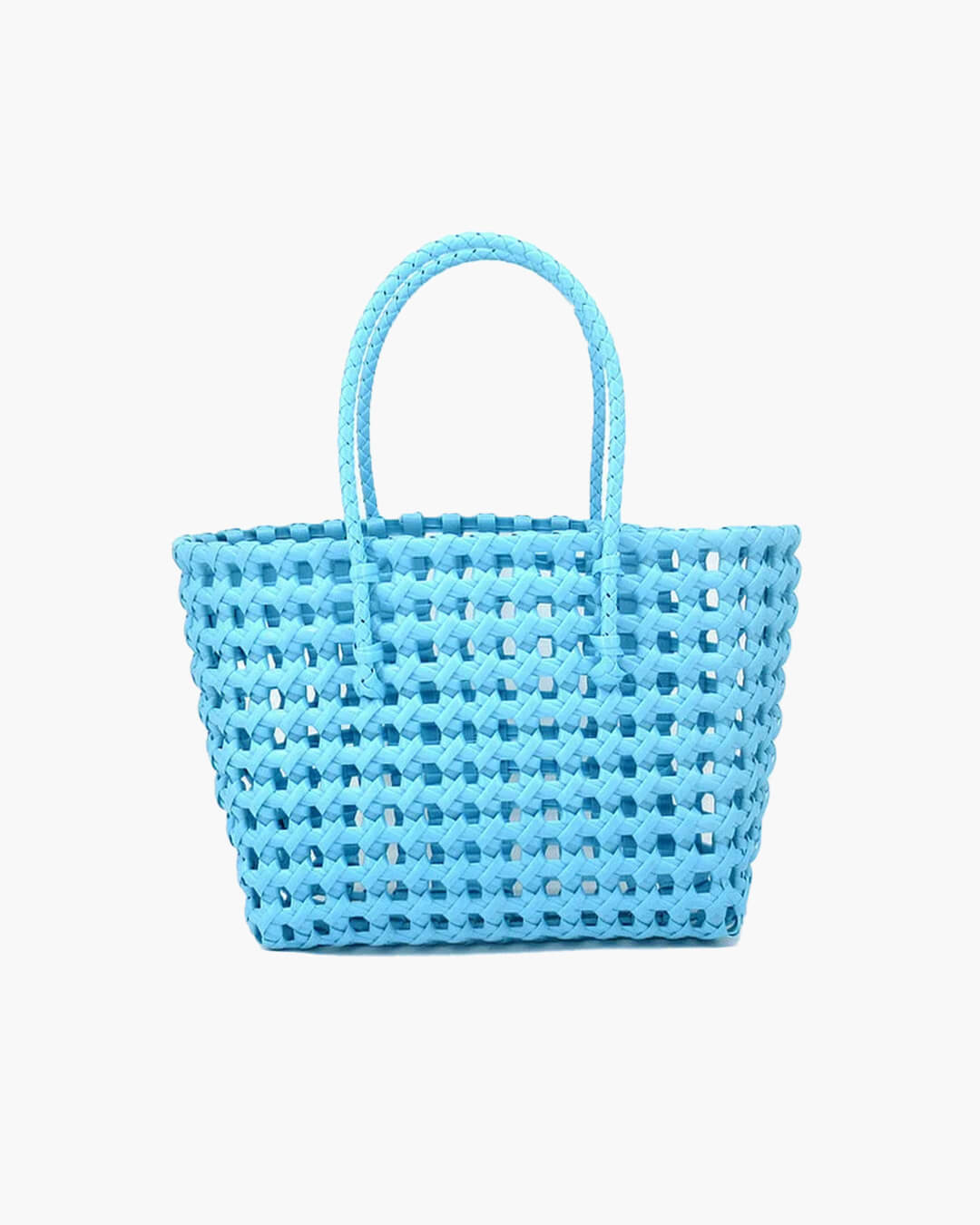 SOERA Cresta Open-Weave Tote Bag - Handbags - Lake Blue