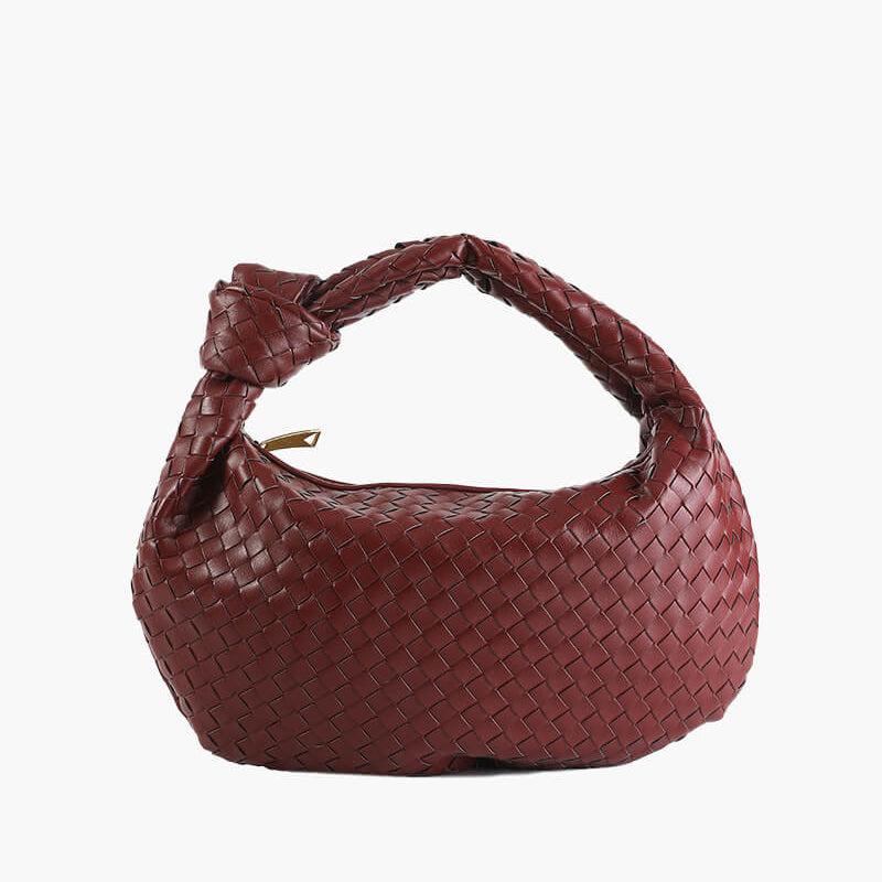 SOERA Woven bag Medium - Handbags - DBAD2-QK170007 Burgundy