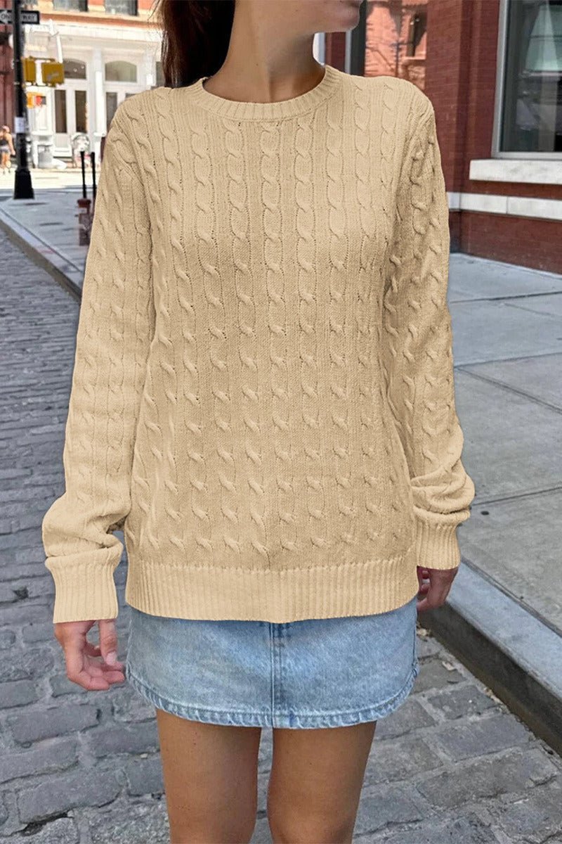 SOERA Karyl Knit Sweater - Sweaters - GV1763304746537954641 Beige S