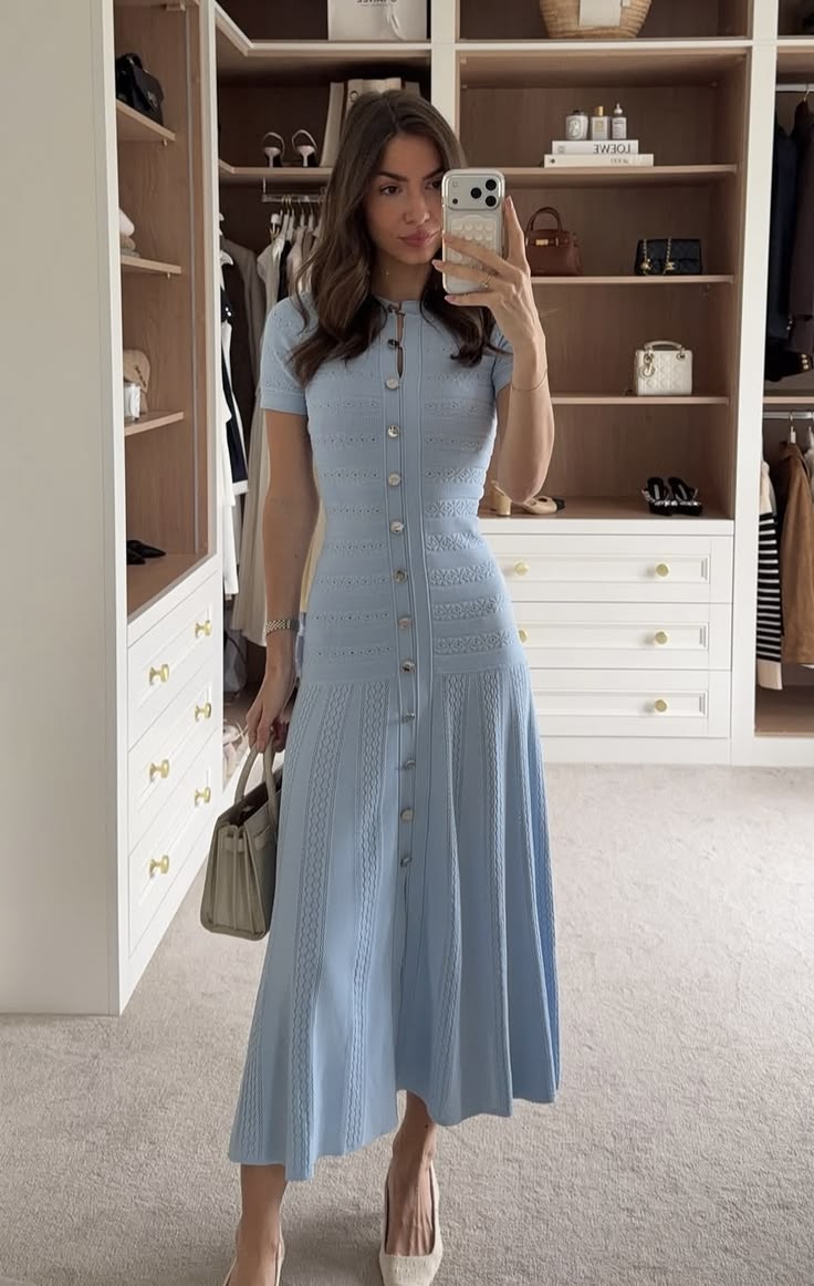 Quinn Ribbed Knit Midi Dress