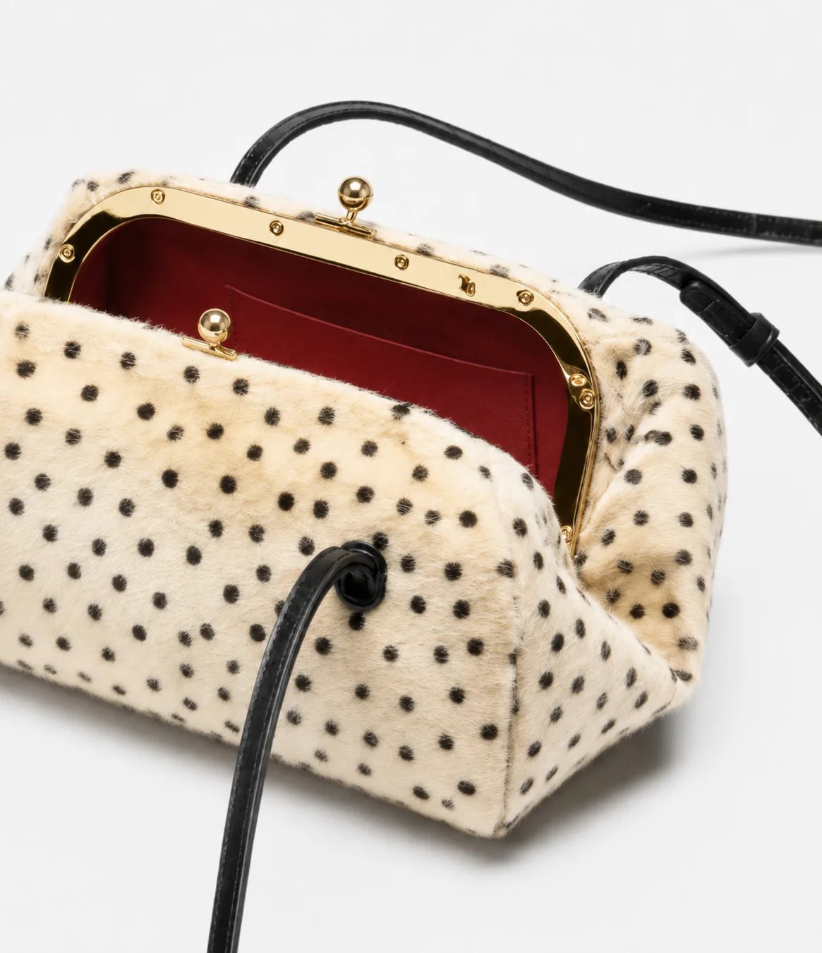 SOERA Nina Cheetah Faux Fur Shoulder Bag - Bag - SOERA-696899-BEI-28-61123 Beige 28x13x12cm