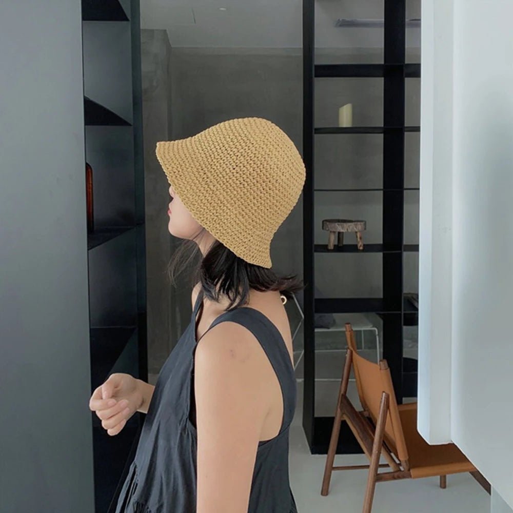 Beatrice elegant solskyddande bucket-hatt
