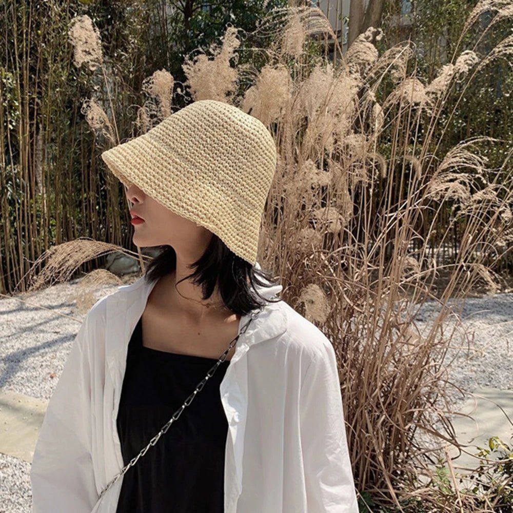 Beatrice elegant solskyddande bucket-hatt
