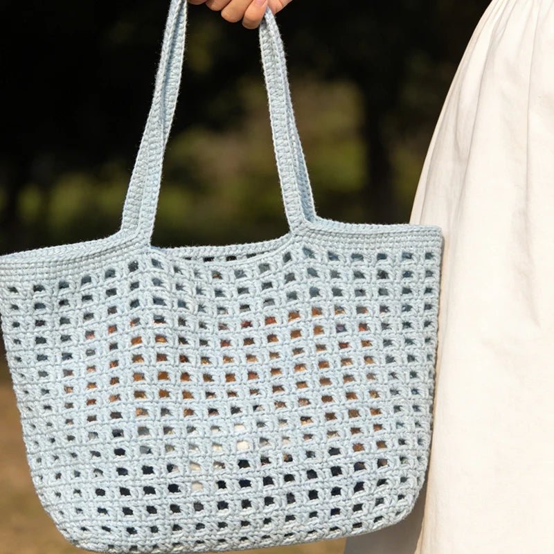 SOERA Julia Crochet Shoulder Bag Kit - Bag - SOERA-337923-1SE-OS-59651 Light Blue