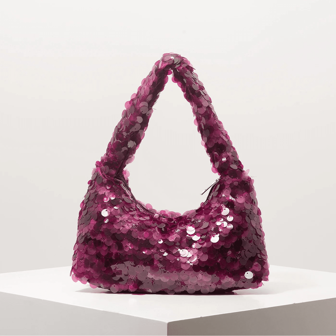 SOERA Sophia Sequin Evening Shoulder Bag - Bag -  Beige