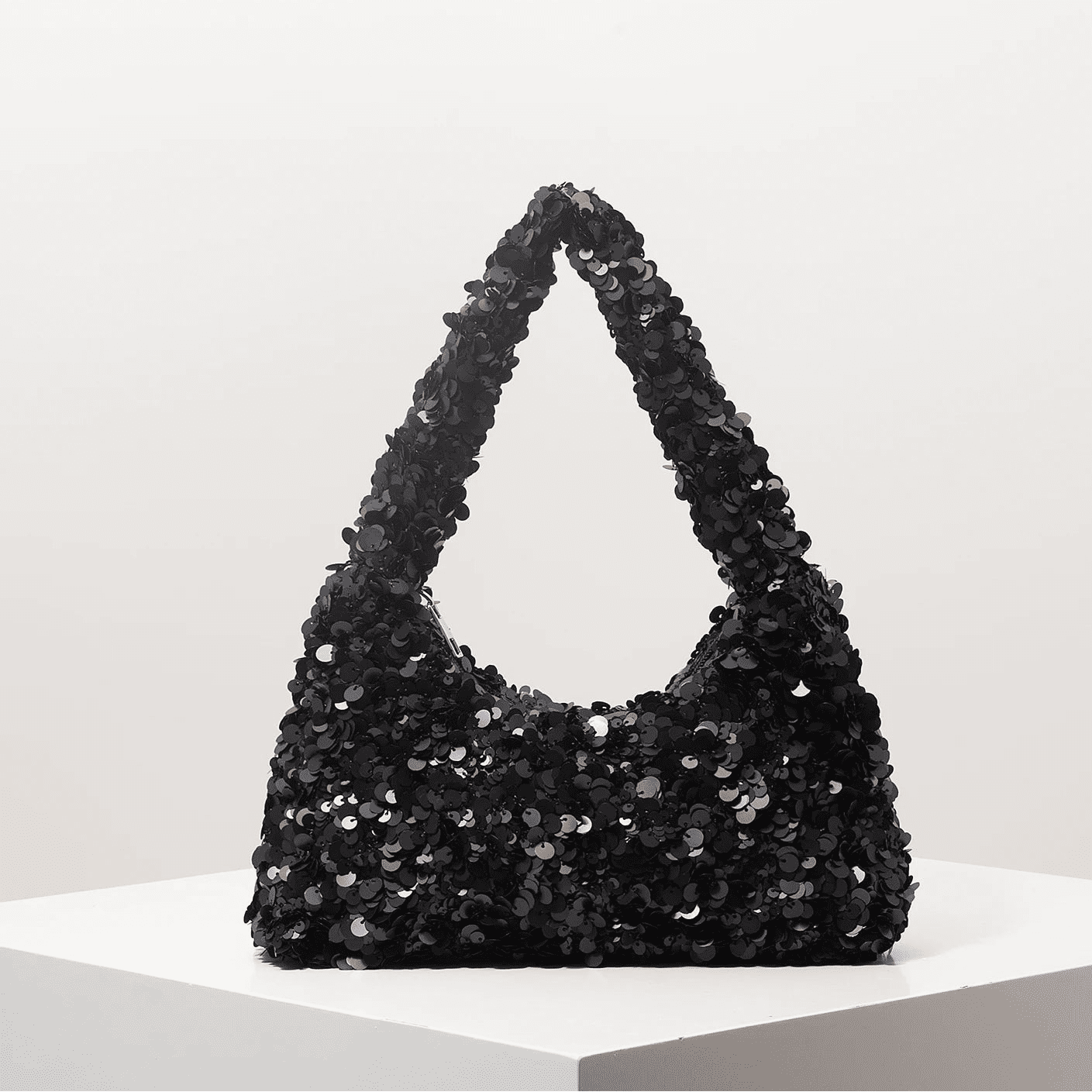 SOERA Sophia Sequin Evening Shoulder Bag - Bag -  Beige