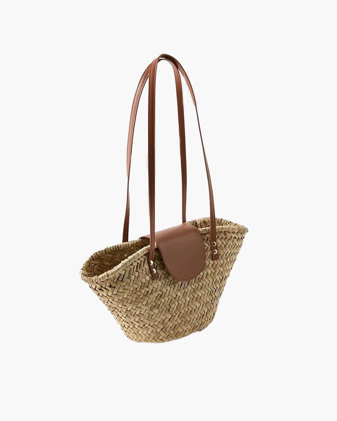 SOERA Aisea Woven Rattan Shoulder Bag - Bag -  Beige