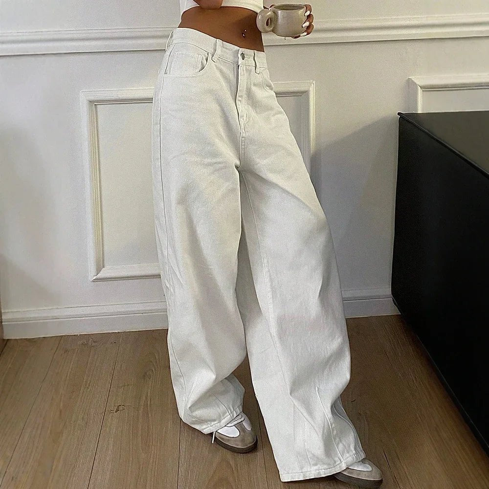 SOERA Gabrielle Wide Leg Baggy Jeans - Bottoms - kH1774532669744695221 M