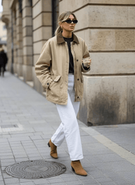 Sara vintage utility canvasjacka