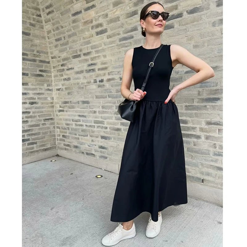 SOERA Shirley Sleeveless Summer Dress - Dresses - 1005007440160846-;xg1772045931629960834 Black S