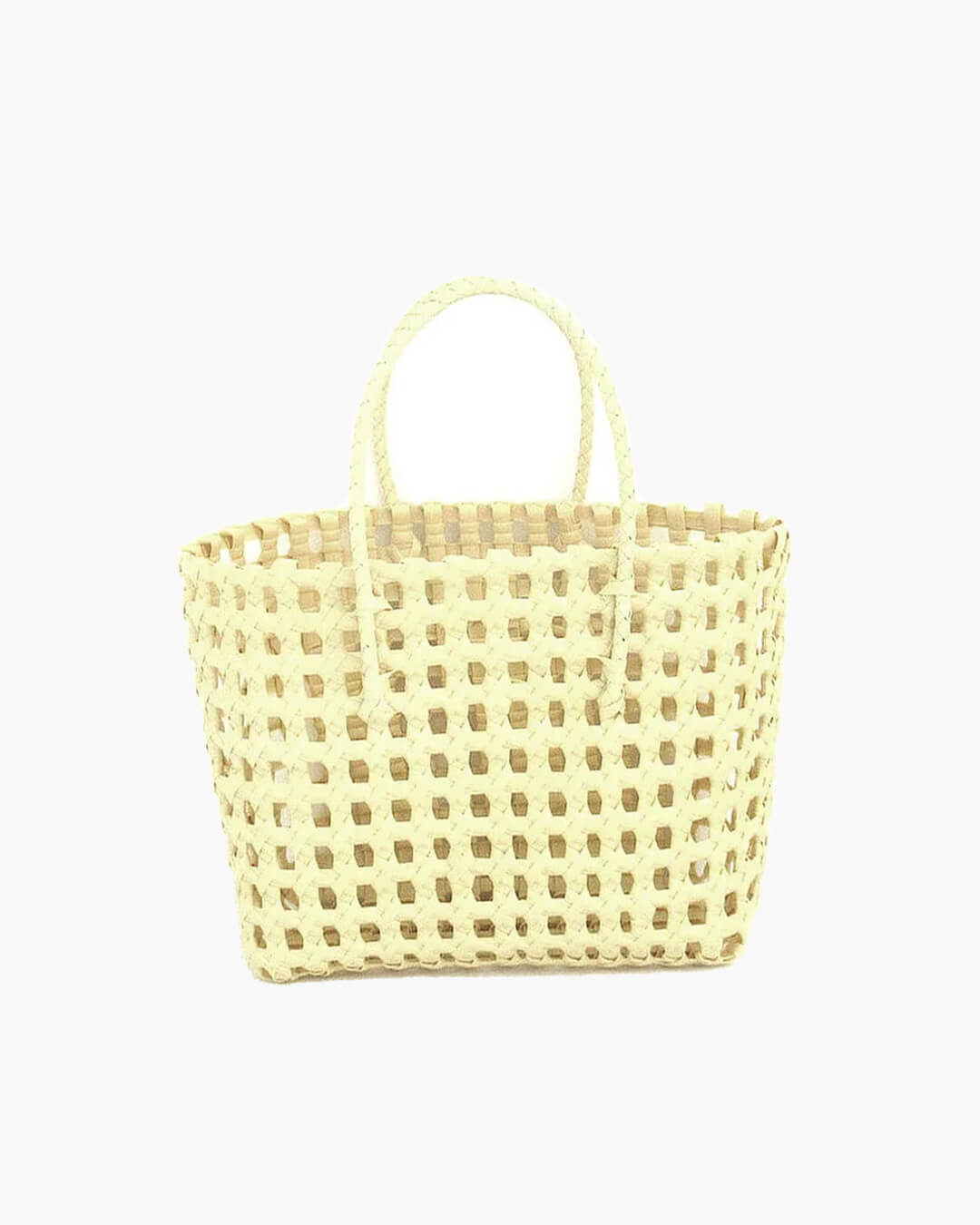 SOERA Cresta Open-Weave Tote Bag - Handbags -  Light Yellow