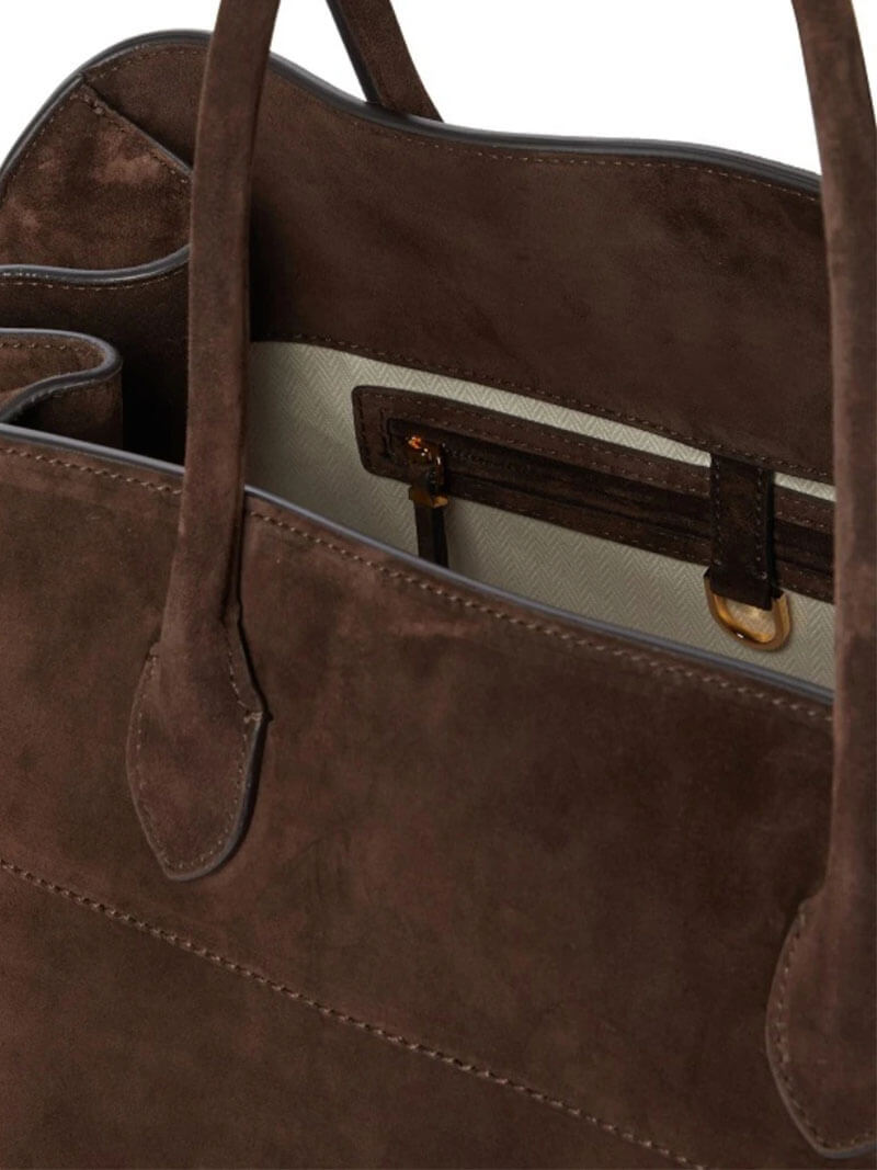 SOERA Henna Shopper Bag - Handbags - DBAD2-WK370001 Suede Brown