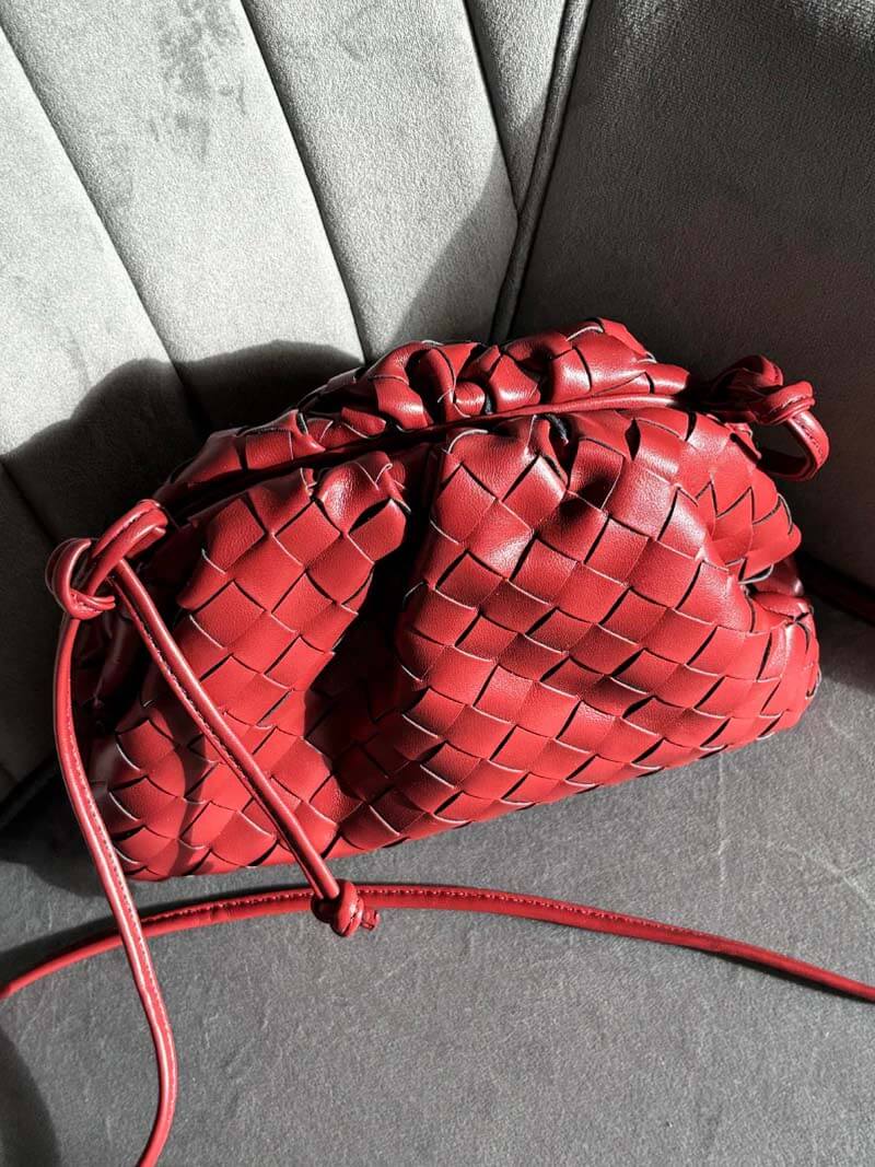 SOERA Rachel Woven Bag - Handbags - Soera-Rachel-Woven-Bag-Handbag/WineRed Wine Red Regular