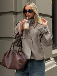 Denise hundtandsrutig jacka