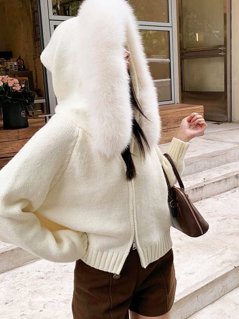 SOERA Alison faux fur Jacket - jackets - Soera-Celistine-Jacket-Brown/S Brown S