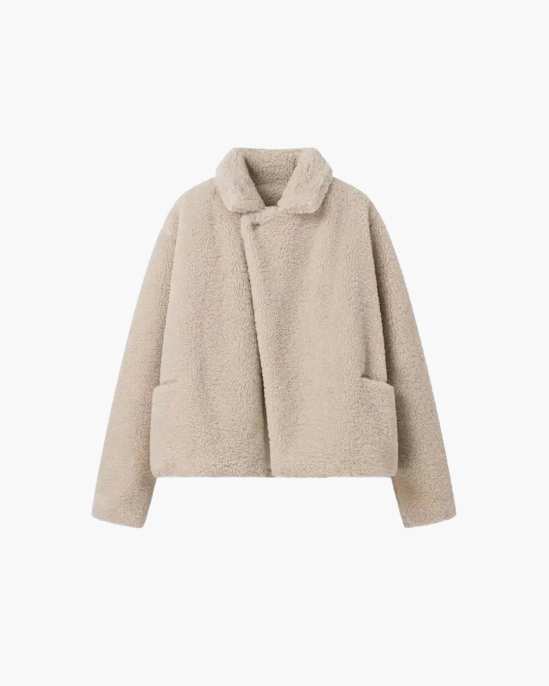 SOERA Avianna Plush Winter Coat - Jackets - zl1765731916180403392 L Beige