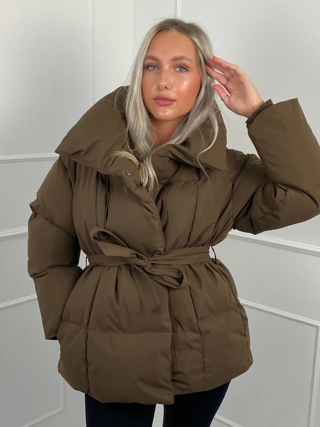 SOERA Miranda Puffer Jacket - Jackets - GT1762772375821465097 Brown S