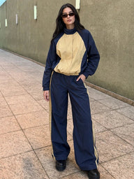 Helen patchwork nylontracksuit