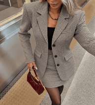 Emma Rutigt blazer- och shortsset