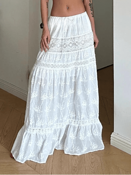 SOERA Margot Bohemian Crop Top Maxi Skirt Set - Matching Sets -  Skirt S