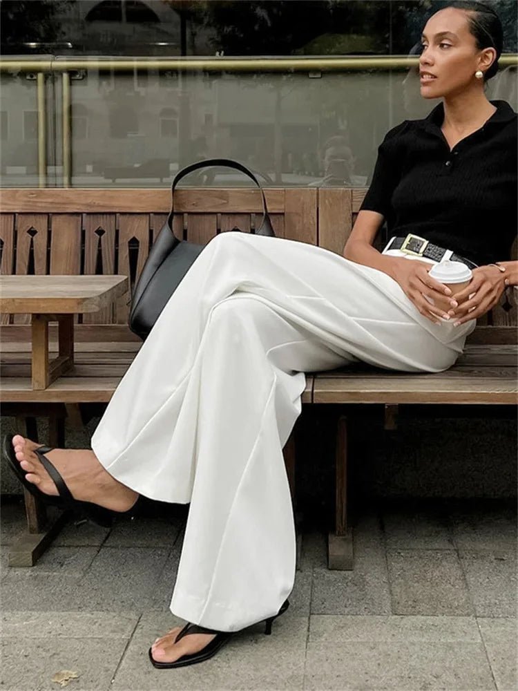 SOERA Celia High Waisted Wide Leg Pants - Pants - 1005005959599333-;EH1775670872678923936 L