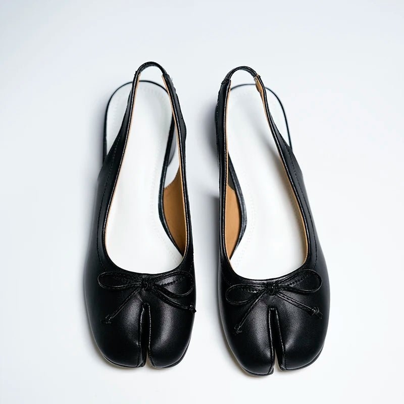SOERA Beatrice Split - Toe Ballet Mary Jane Heels - Shoes -  Black 35