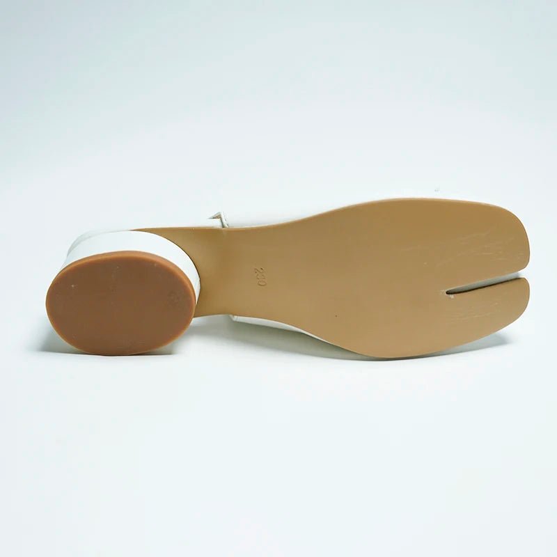 SOERA Beatrice Split - Toe Ballet Mary Jane Heels - Shoes -  White 39