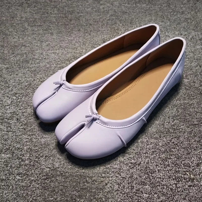 SOERA Bianca Split - Toe Leather Mules - Shoes -  Lavender 35